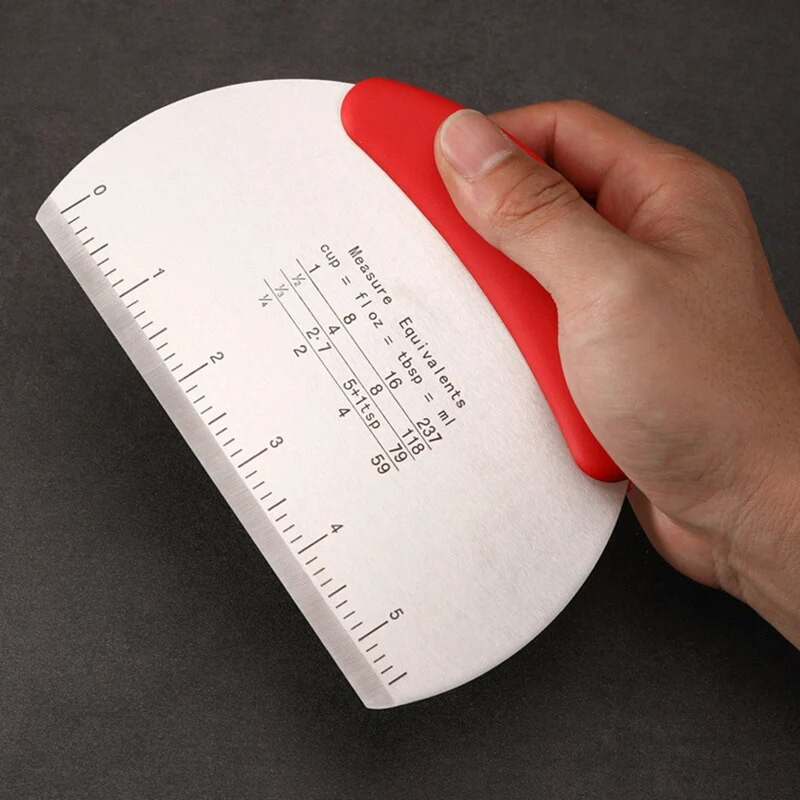 Tešlos grandiklis Picos duonos tešlos pjaustytuvas Nerūdijančio plieno grandiklis Mentelė tešlos pjaustyklė Tešlos smulkintuvas Virtuvės kepimo įrankiai