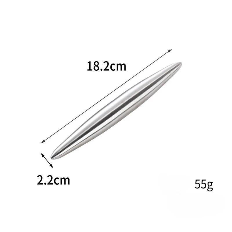 1 tk roostevabast terasest taignarull köögiriistad Taignarull Küpsetage pitsat nuudlid küpsised pelmeenid mittenakkuva küpsetusvahendi valmistamiseks