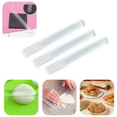 Ακρυλικός πλάστη Διαφανές συμπαγές κοίλο αντικολλητικό ρολό DIY Εργαλείο μοντελοποίησης ζαχαροπλαστικής Αξεσουάρ πηλό πολυμερούς κουζίνας