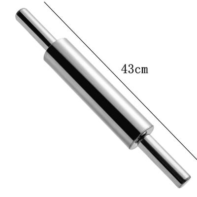 Sucitor antiaderent din oțel inoxidabil, tot din oțel, mâner din lemn, rotație de 360°, bețișoare de presare pentru făină, gadgeturi creative pentru coacere de bucătărie