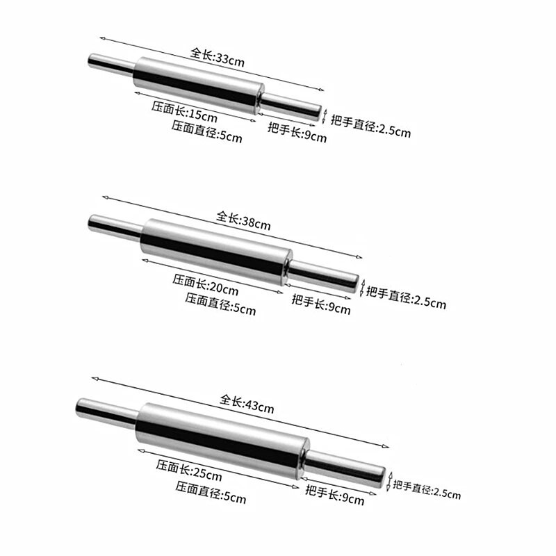 Sucitor antiaderent din oțel inoxidabil, tot din oțel, mâner din lemn, rotație de 360°, bețișoare de presare pentru făină, gadgeturi creative pentru coacere de bucătărie
