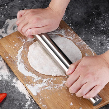 Точилка от неръждаема стомана Инструменти за валяк за макарони и бисквити Незалепваща машина за разточване на тесто Сладкарски и пекарни Кухненски аксесоари