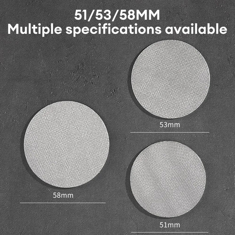 51/54/58 mm korduvkasutatav kohvifiltri ekraan kuumakindel võrgusilma portafilter Barista kohvivalmistamise ekraan espressomasinale