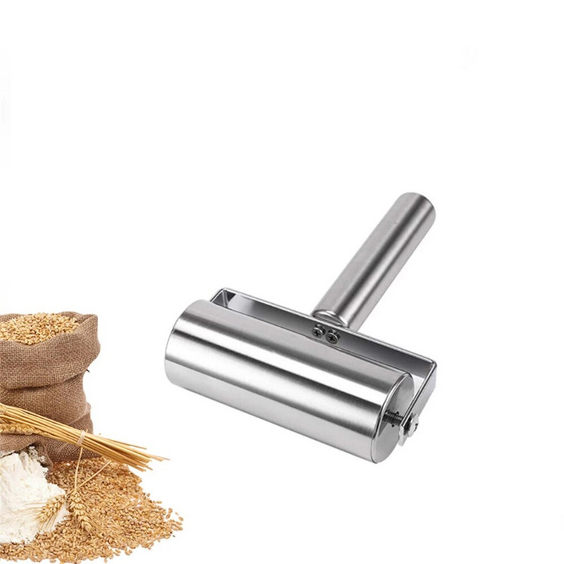 Roostevabast terasest taignarull saiake Pizza Fondant Bakers Rullmetallist köögitööriist taigna küpsetamiseks pitsaküpsiste küpsetustööriist