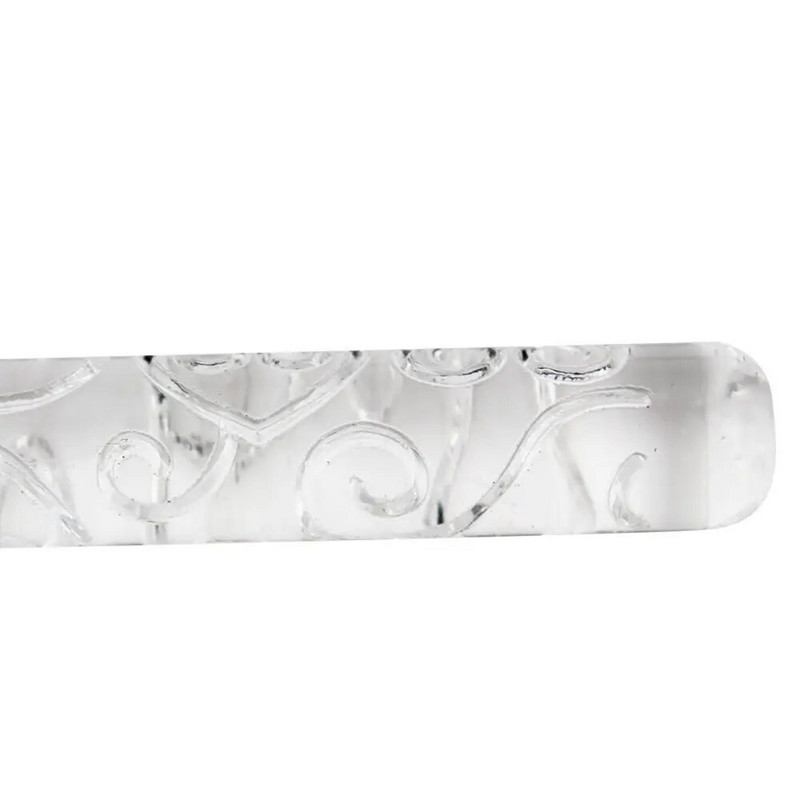 Long Cake Tool Flower Vine Print Akrüül Läbipaistev Mittenakkuva Fondant Cupcake DIY Taignarulli tekstuuriga reljeef