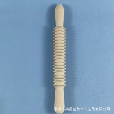 Ξύλινος πλάστη Ψωμί ζαχαροπλαστικής Κόφτης Ζύμης Ρολό 2 σε 1 Βιδωτή κλωστή Σχεδιασμός πλάστη Κουζίνα Εργαλεία ψησίματος