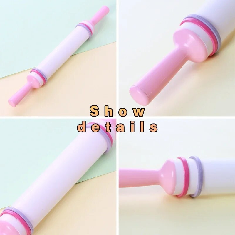 35 cm köögirulliga silikoonrulliga taignarull Koogikaunistamise rullkoogi kaunistamise tööriistad Mini küpsetustööriistad taignarull