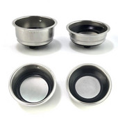 Coș cu filtru de cafea 1/2 cană Filtru portafiltru din oțel inoxidabil 304 Aparat de cafea espresso Filtre fără fund cană