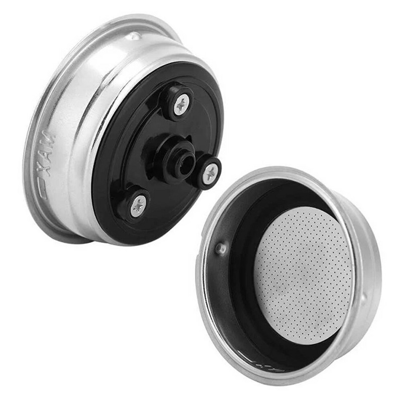 1/2 tassi kohvifiltri korv 304 roostevabast terasest portafilter espresso kohvimasina põhjata filtrite tass