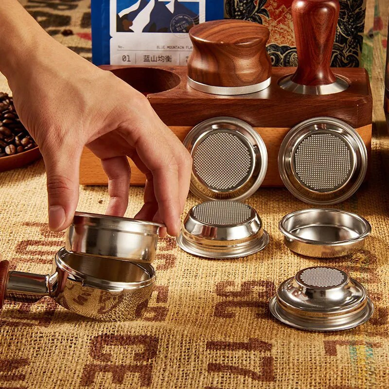 51/54/58 mm nerūdijančio plieno kavos filtro krepšelis aparatui Delonghi Breville CafeDripper Portafilter kavos virimo aparato sietelis