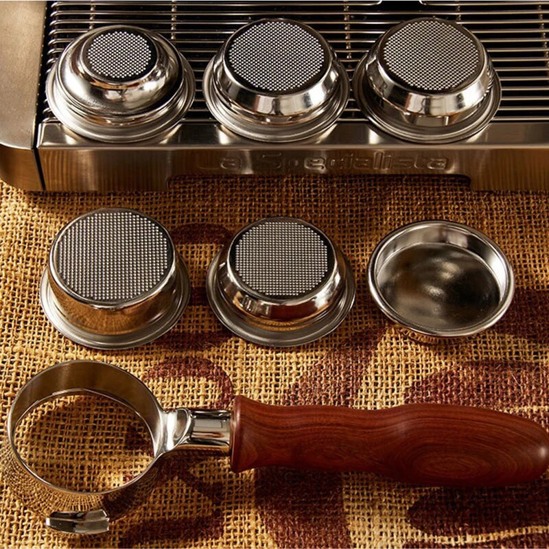 51/54/58 mm nerūdijančio plieno kavos filtro krepšelis aparatui Delonghi Breville CafeDripper Portafilter kavos virimo aparato sietelis