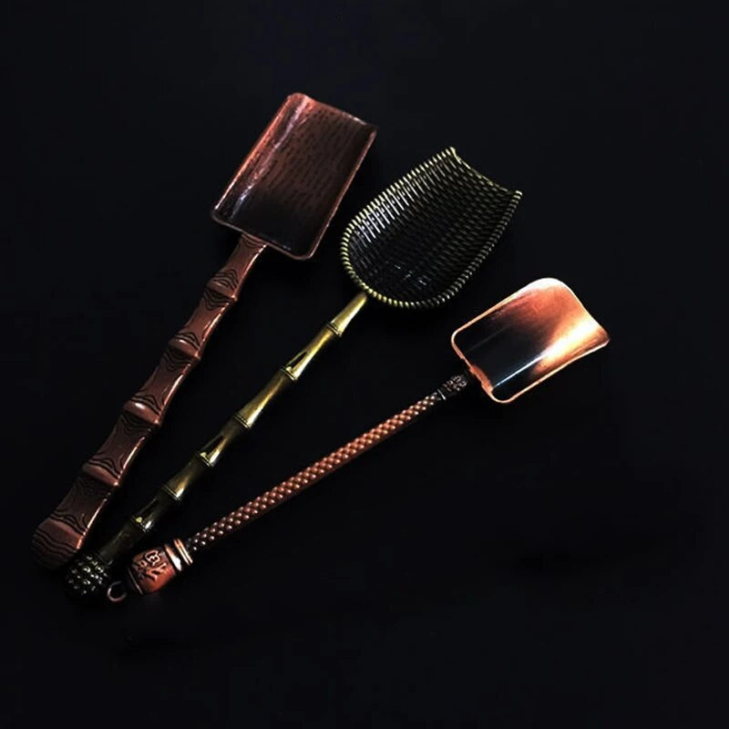 Retro Hiina stiilis metallist teelusikas Kung fu teetseremoonia riistad Teekühvel suhkur Sool kohvilusikad = teenõud köögitarvikud