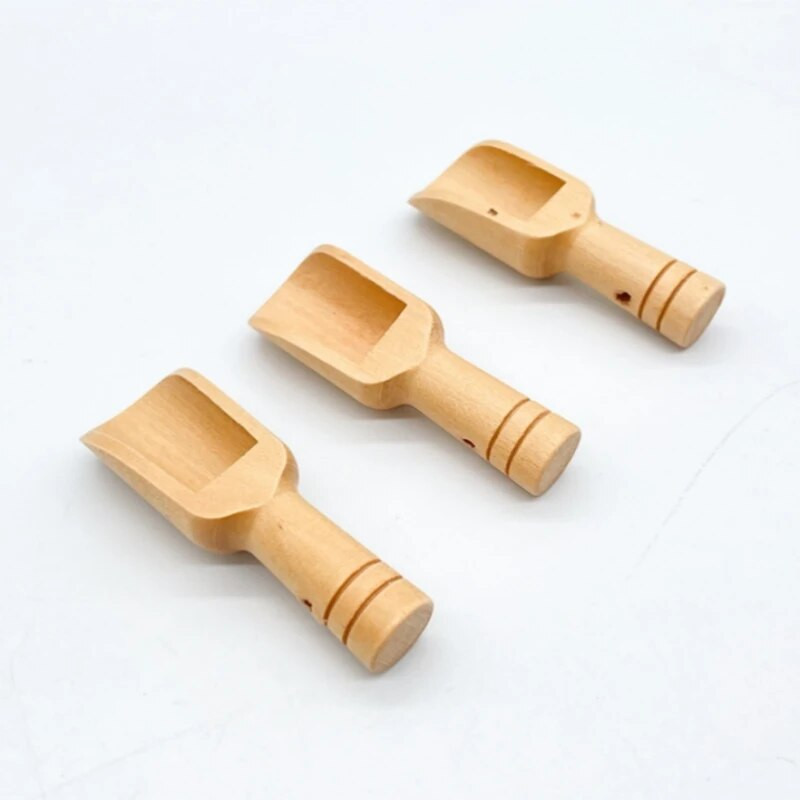 10 tk kohvitee minisuhkrulusikas puidust ümmarguse käepidemega teelusikas väike soolalabidas piimapulbri kulbid puidust maitseainelusikad