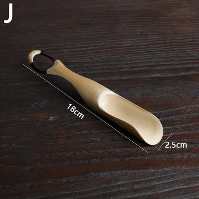 Jaapani teelusikas bambusest käsitööna valmistatud Hiina teelusikas teekühvli varuosad Kung Fu teekomplekt Kunst käsitöö teetseremoonia tööriist