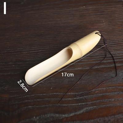 Jaapani teelusikas bambusest käsitööna valmistatud Hiina teelusikas teekühvli varuosad Kung Fu teekomplekt Kunst käsitöö teetseremoonia tööriist