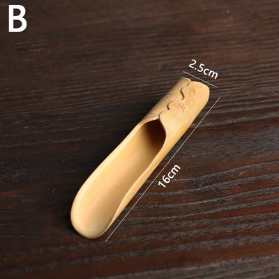 Jaapani teelusikas bambusest käsitööna valmistatud Hiina teelusikas teekühvli varuosad Kung Fu teekomplekt Kunst käsitöö teetseremoonia tööriist