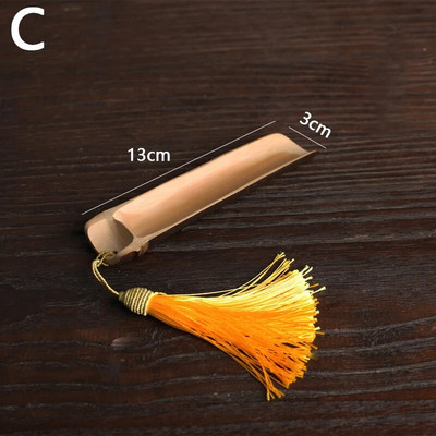 Jaapani teelusikas bambusest käsitööna valmistatud Hiina teelusikas teekühvli varuosad Kung Fu teekomplekt Kunst käsitöö teetseremoonia tööriist