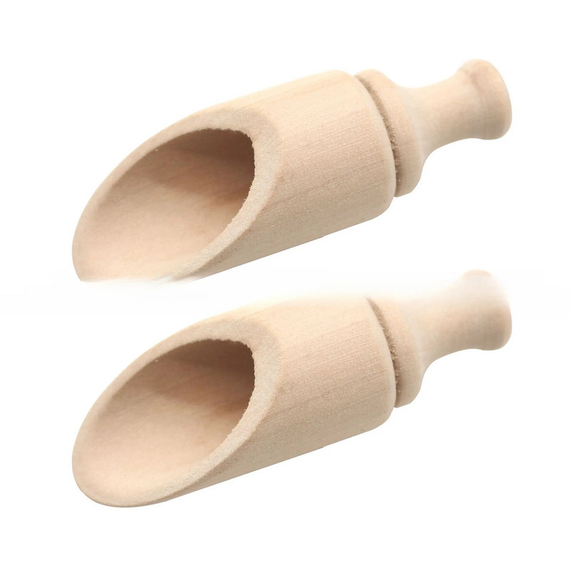 5 tk Teelusikas Kulp Väike soolalabidas Mini kühvel Puidust teelusikas Piimapulbri Kulbid Teenõutarvikud Lusikas