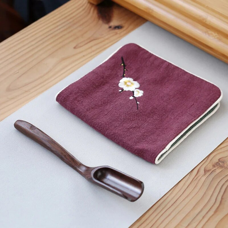 1 tk teetarvikud Hiina Kongfu puidust bambusest/plastikust retrostiilis naturaalne teekulp Õrn lusikas kaasaskantav bambusest teelusikas