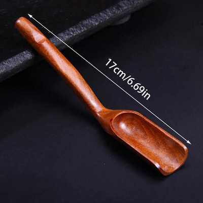 Senovinis natūralios bambuko arbatos šaukštelis kiniško stiliaus arbatos lapeliai medžio šaukštai semtuvai virtuvės prieskonių šaukštas Kungfu arbatos priedai