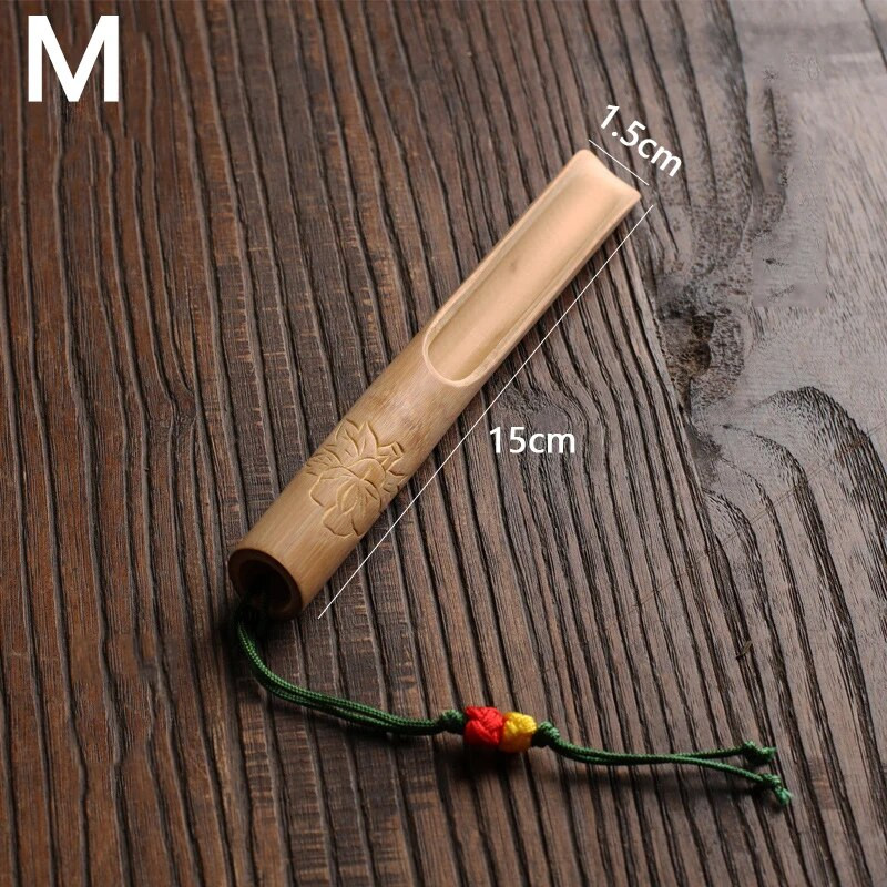 1 tk naturaalsest bambusest teelusikas Hiina Kongfu teekühvlikus Käsitsi valmistatud puidust teelusikas teenõu teetarvikud