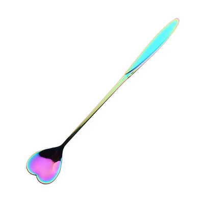 Nerūdijančio plieno auksinės gėlės formos šaukštas desertinis kavos šaukštas mielas vyšnių žiedų ilgas kotas medaus šaukštas Vestuvių vakarėlis