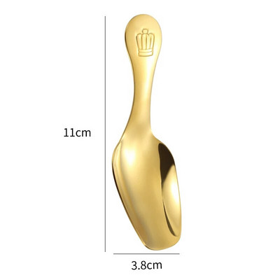 304 roostevabast terasest mini teelusikatäis teetarvikud Lühikese käepidemega jäätise magustoidu kühvel Teekühvel suhkru soola lusikas Köögitööriistad