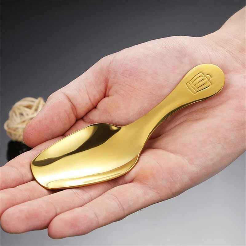 304 roostevabast terasest mini teelusikatäis teetarvikud Lühikese käepidemega jäätise magustoidu kühvel Teekühvel suhkru soola lusikas Köögitööriistad