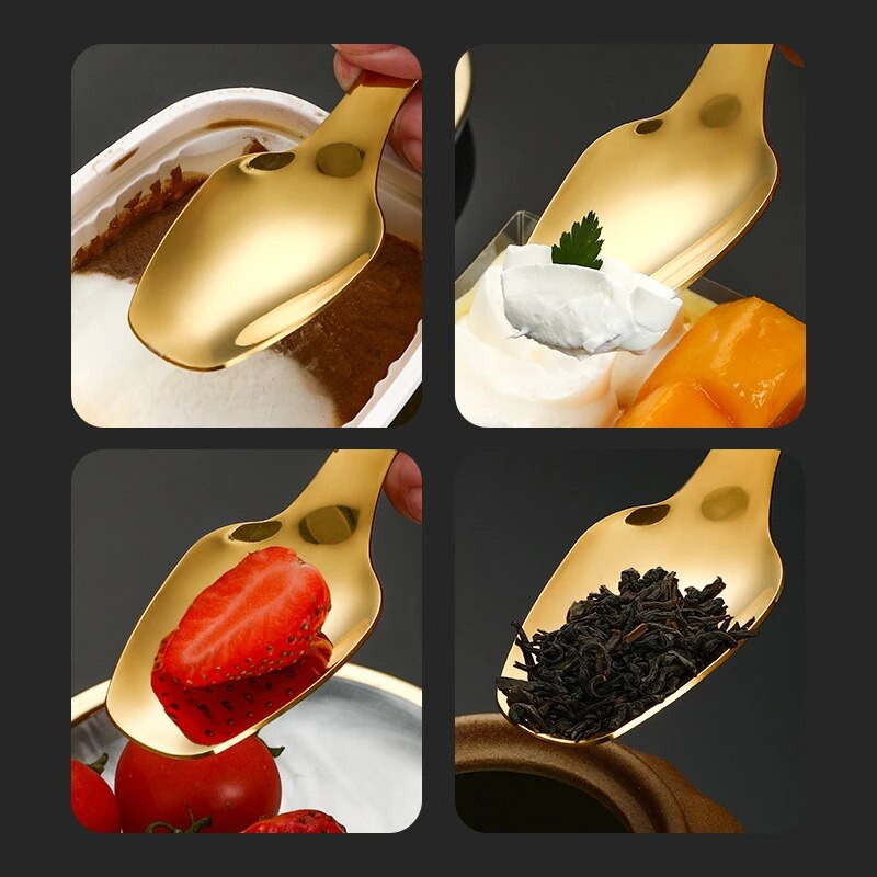 304 roostevabast terasest mini teelusikatäis teetarvikud Lühikese käepidemega jäätise magustoidu kühvel Teekühvel suhkru soola lusikas Köögitööriistad