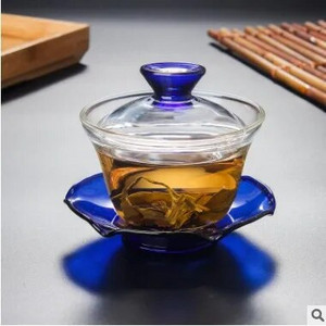 Hiina teekausid kuumakindlast klaasist Gaiwan värvilisest teekeetja Gai Wan Gaiwan reisimiseks Tiibeti kauss Tureen Cup Puer Cups komplekt