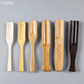 Kelių stilių arbatos šaukšteliai Kastuvas Kinų Kung Fu arbatos ceremonija Šeši džentelmenų priedai Matcha natūralaus bambuko lydinio arbatinis šaukštelis Dovana