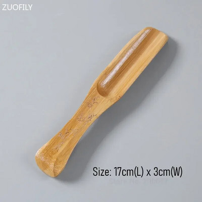 Kelių stilių arbatos šaukšteliai Kastuvas Kinų Kung Fu arbatos ceremonija Šeši džentelmenų priedai Matcha natūralaus bambuko lydinio arbatinis šaukštelis Dovana