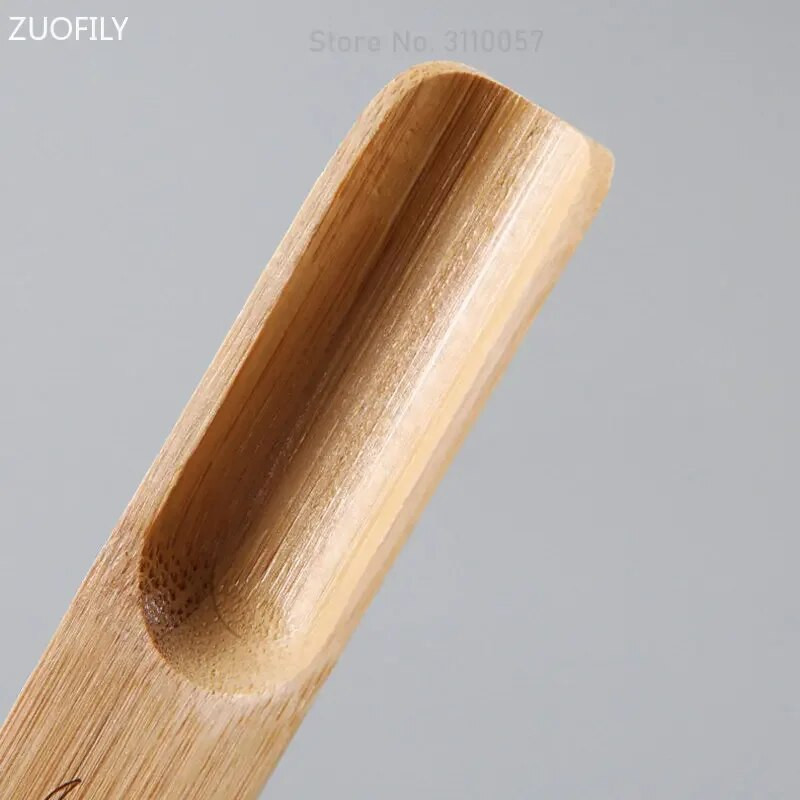 Kelių stilių arbatos šaukšteliai Kastuvas Kinų Kung Fu arbatos ceremonija Šeši džentelmenų priedai Matcha natūralaus bambuko lydinio arbatinis šaukštelis Dovana