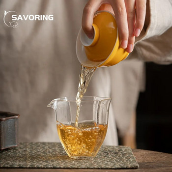 150 мл креативна тиква с керамично покритие Купа с китайска цветна глазура за чай с капак Ръчно изработена машина за чай Gaiwan Non Hot Soperas