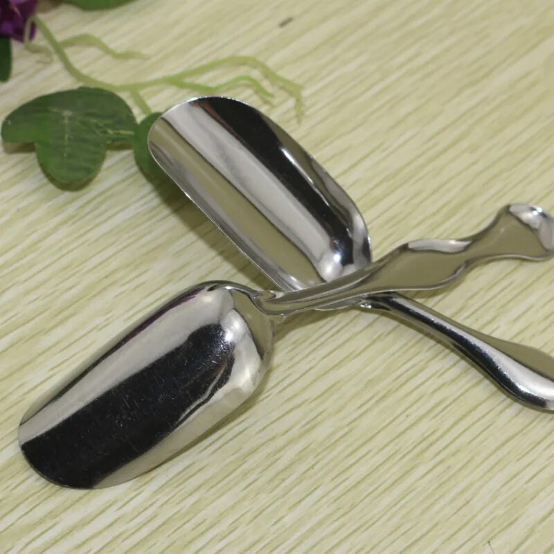 Nerūdijančio plieno arbatos šaukštelis, kastuvo formos šaukštai, Kongfu įrankiai, cukrus, druska, kava, virtuvės prietaisai