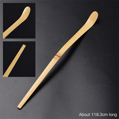 Gražus arbatos kastuvas be šerpeto indai Apvalus arbatinis šaukštelis Bambuko arbatos adata Kavos arbatos maišymo šaukštas Sklandžiai arbatos rinkinys