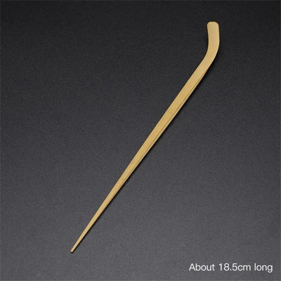 Gražus arbatos kastuvas be šerpeto indai Apvalus arbatinis šaukštelis Bambuko arbatos adata Kavos arbatos maišymo šaukštas Sklandžiai arbatos rinkinys