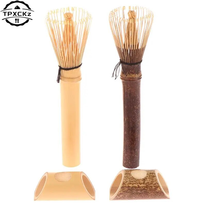 Matcha vispel pika varrega Matcha puudripintsli tööriist Matcha tseremoonia tarvik Jaapani stiilis käsitsi lokkis bambusest teevispel
