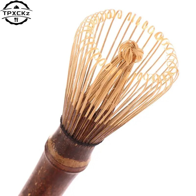 Matcha vispel pika varrega Matcha puudripintsli tööriist Matcha tseremoonia tarvik Jaapani stiilis käsitsi lokkis bambusest teevispel