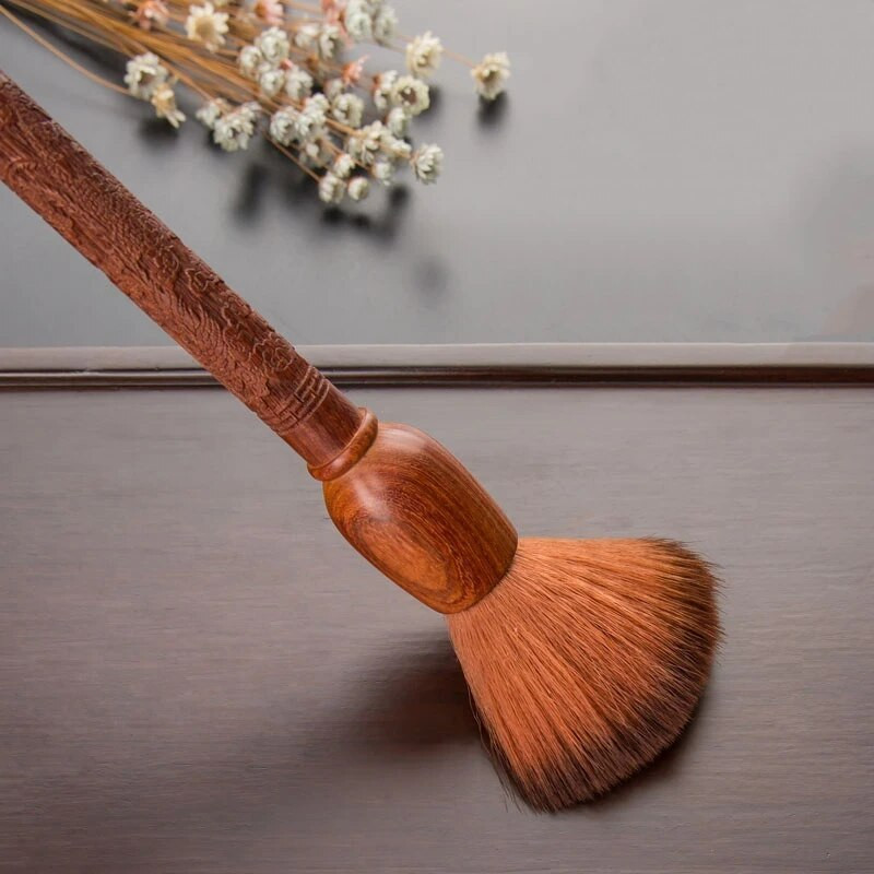 GIANXI Ξύλινο πινέλο για τσαγιού Βούρτσα τσαγιού Δίσκος τσαγιού Καθαριστικό τραπεζιού Βραστήρας Εργαλείο καθαρισμού Pot Pen Αξεσουάρ Τελετής τσαγιού