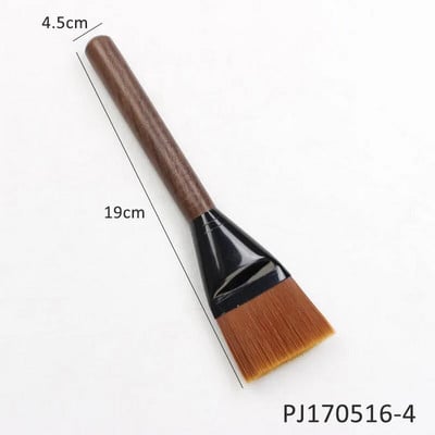 1vnt Puer Tools Natūralaus medžio ilgos rankenos arbatos padėklo valymo įrankiai Šepetys Minkšti arbatinuko šepečiai Prying Tea Brick Profesionalus įrankis