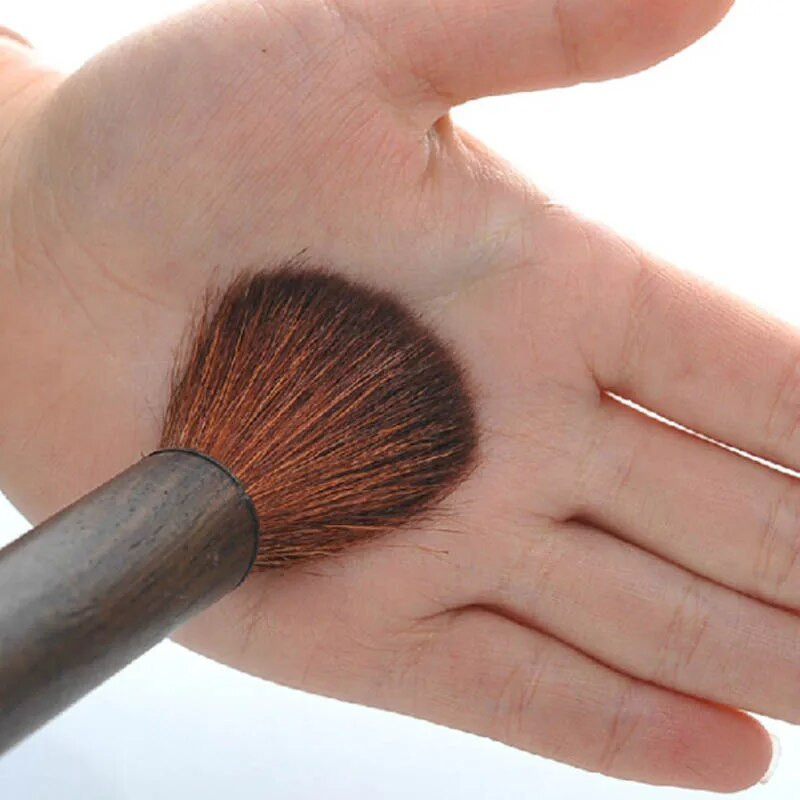 1vnt Puer Tools Natūralaus medžio ilgos rankenos arbatos padėklo valymo įrankiai Šepetys Minkšti arbatinuko šepečiai Prying Tea Brick Profesionalus įrankis