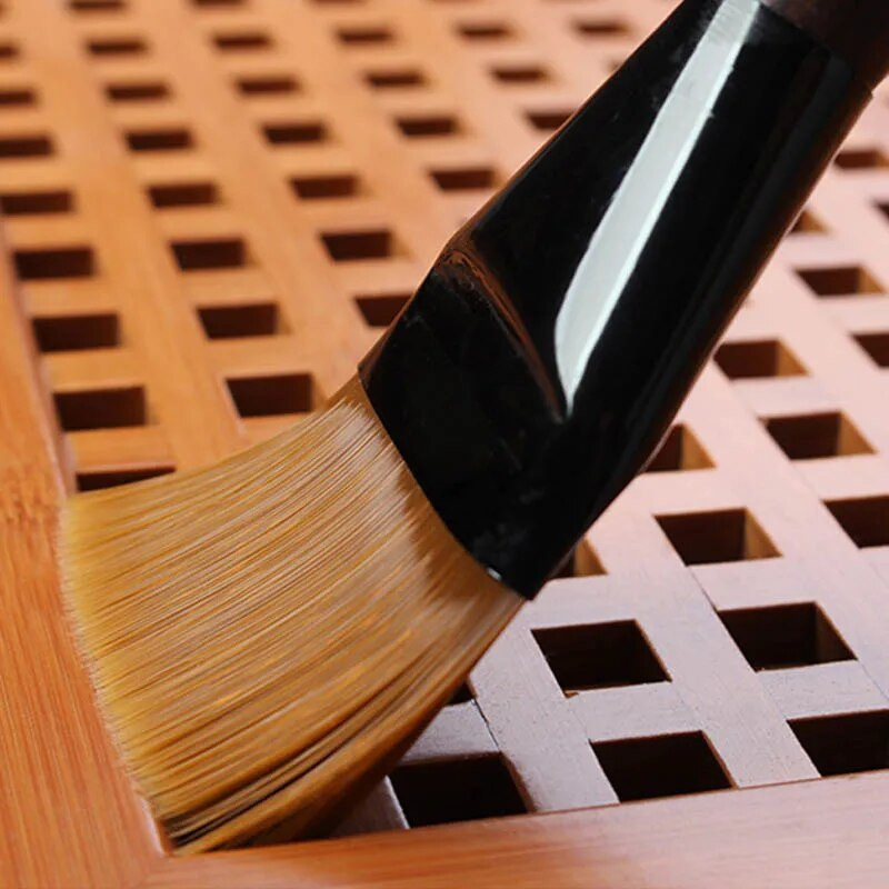 1vnt Puer Tools Natūralaus medžio ilgos rankenos arbatos padėklo valymo įrankiai Šepetys Minkšti arbatinuko šepečiai Prying Tea Brick Profesionalus įrankis