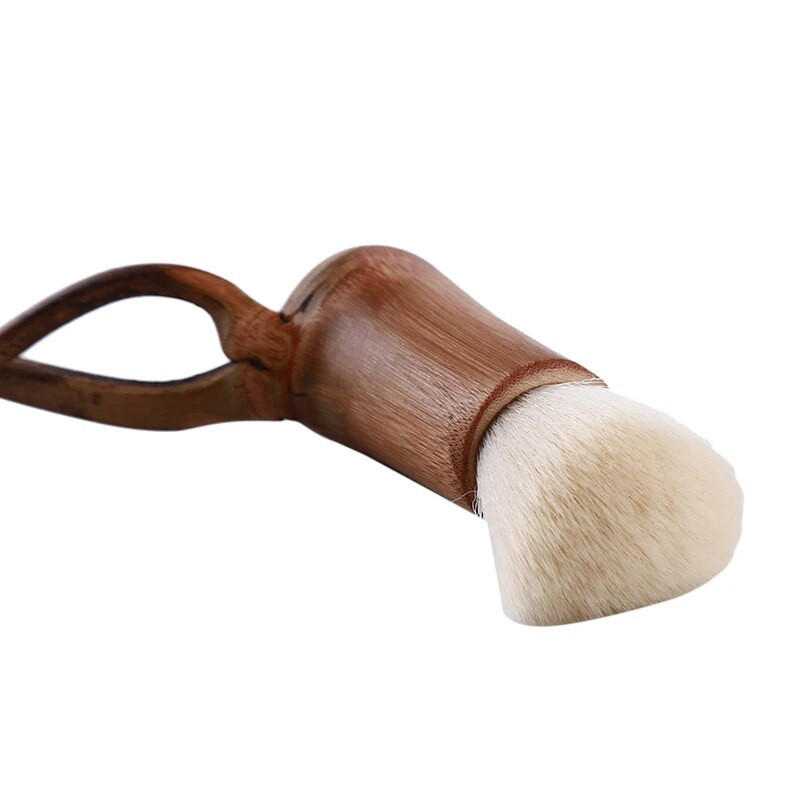 Kūrybiškas rankų darbo bambuko rankenėlis minkštų plaukų arbatos priedai Valymo įrankis Buitinis arbatinukas arbatos padėklas puodelio lentų valymo šepetys