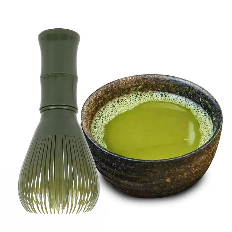 Tradicinis Matcha Whisk daugkartinio naudojimo derva Matcha Whisk Chasen Indaplovėje saugus Matcha maišytuvas Matcha žaliosios arbatos miltelių paruošimas