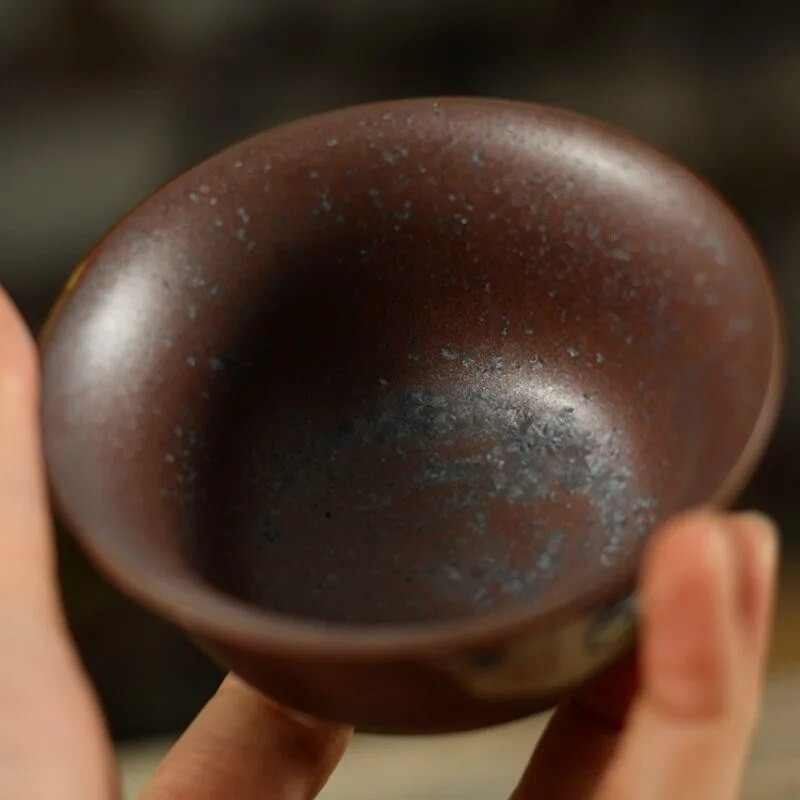 120ml Antique Gaiwan For Tea Pottery Tureen με καπάκι Word Teaware Κουνγκ Φου Σετ Τελετών Τσαγιού Φλιτζάνια Καφέ Μπολ Vintage Chawan