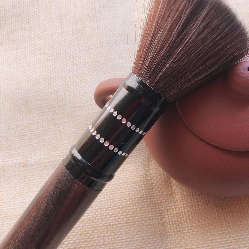 Medinio arbatos padėklo šepetėlio valymo arbatos šepetėlis arbatos padėklo stalo puodelio lėkštės valiklis virdulio valymo įrankis arbatos rašiklio arbatos ceremonijos priedai