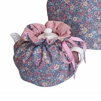 London Pottery Tea Cozy για Τσαγιέρα, Βαμβάκι, Διατηρήστε ζεστά και Διακοσμητικά Γλαστράκια άνετα, Vintage Floral Insolated Cosy, Κάλυμμα βραστήρα τσαγιού