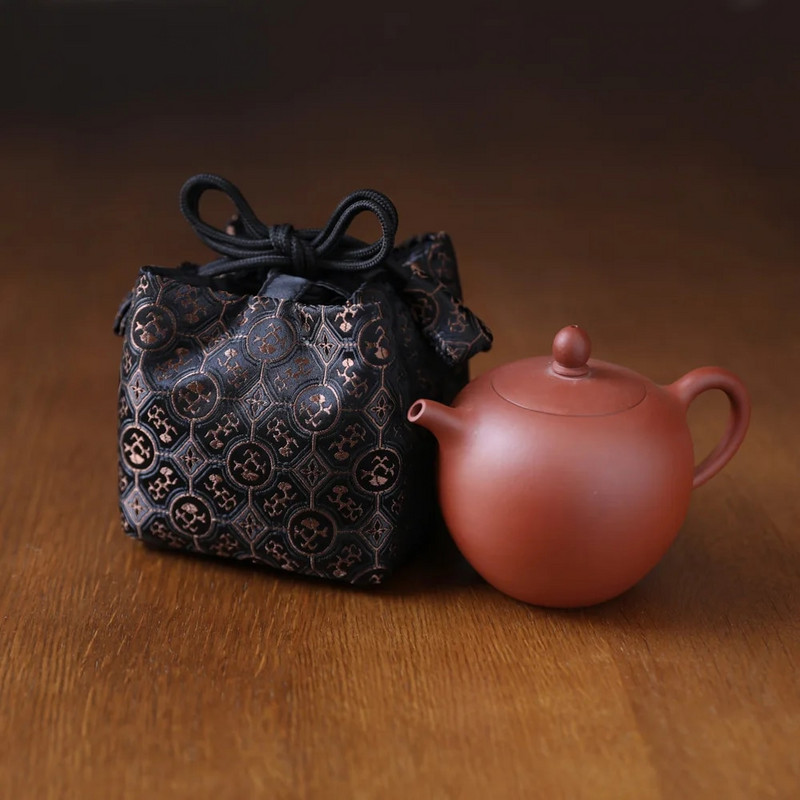 Audinio laikymo maišelis sutirštintas kelioninis arbatos rinkinys Organizatoriaus įrankis Arbatos reikmenys Nešiojamas rankų darbo arbatos puodelio audinio maišelis