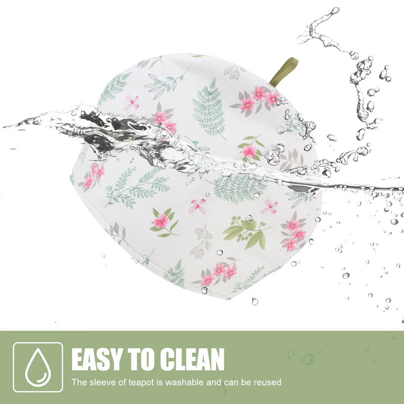 Kalėdinis arbatos puodukas Medvilninė arbata Cozy arbatinukui Šiltas arbatos puodo dangtelis Pusryčiams šiltesnis izoliuotas virdulio dangtelis namų virtuvei